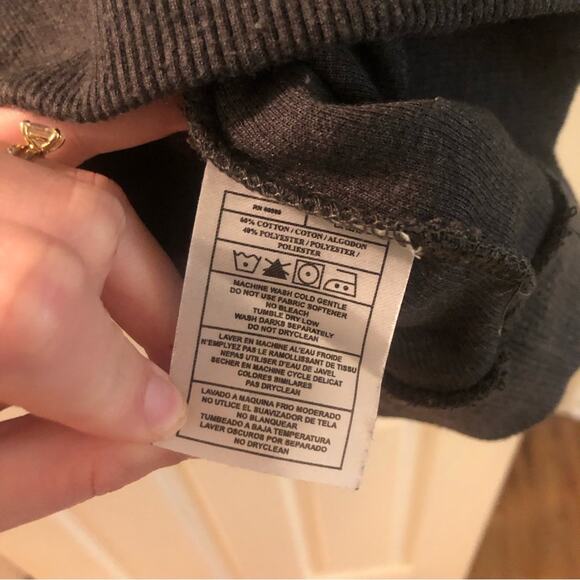 ANTIGUA ST LOUIS BLUES MENS CHARCOAL GRAY REWARD LONG SLEEVE SWEATSHIRT Large - Picture 5 of 7